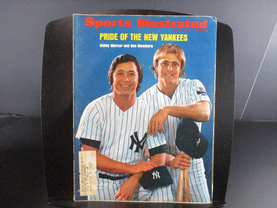 Vintage July 2, 1973 Sports Illustrated Magazine Pride of The Yankees Bobby Murcer Ron Blomberg Excellent Condition