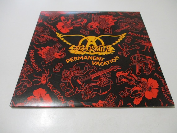 Aerosmith Permanent Vacation Vinyl LP Record 1987