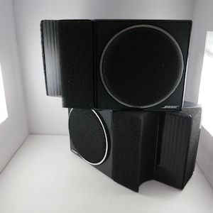 Pair of  Bose 201 Series 1982 Direct Reflecting Speakers Excellent Original Condition Intact Flaps Great Sound