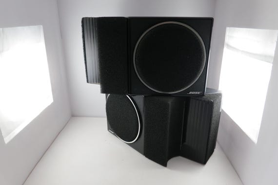 Pair of Vintage Bose 201 Series 1982 Direct Reflecting Speakers Excellent Original Condition Intact Flaps Great Sound
