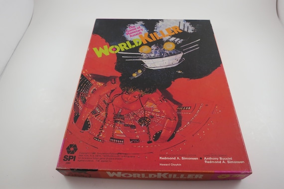 Vintage 1980 Board Game World Killer Planetary Assault SPI Games Complete Ready to Play