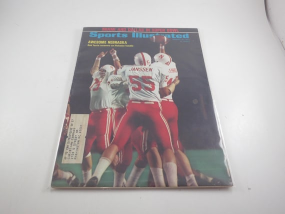 January 10 1972 Sports Illustrated Magazine Nebraska Cornhuskers National Champions