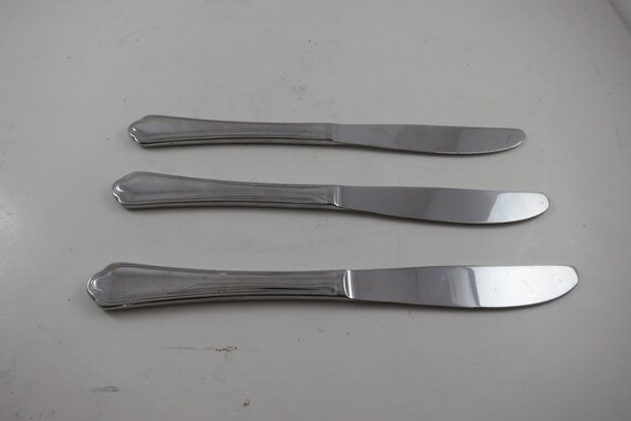 Royal Gallery Butter Knives: Korean 18/8 Stainless Steel Set of 3