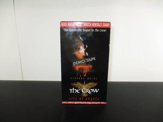 1996 VHS Tape The Crow City of Angels Excellent Condition