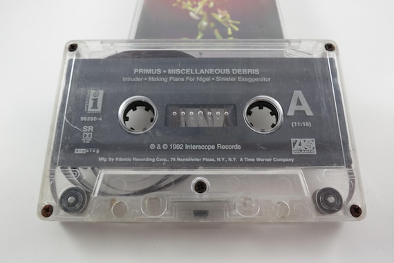 Vintage 1992 Cassette Tape Miscellaneous Debris Primus