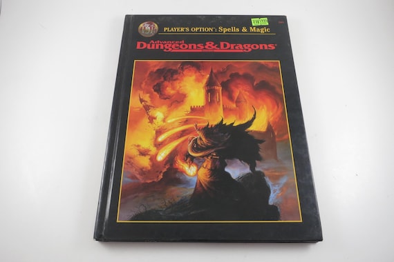 1996 TSR Advanced Dungeons and Dragons Player's Option Spells & Magic First Printing