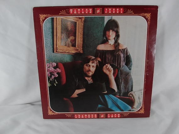 1981 Vinyl LP Record Leather and Lace Waylon (jennings) and Jessi (Colter) EX