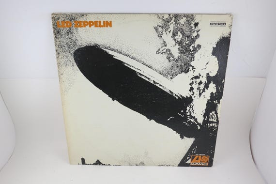 Vintage 1977 LP Vinyl Record Led Zeppelin Self Titled Near Mint Condition
