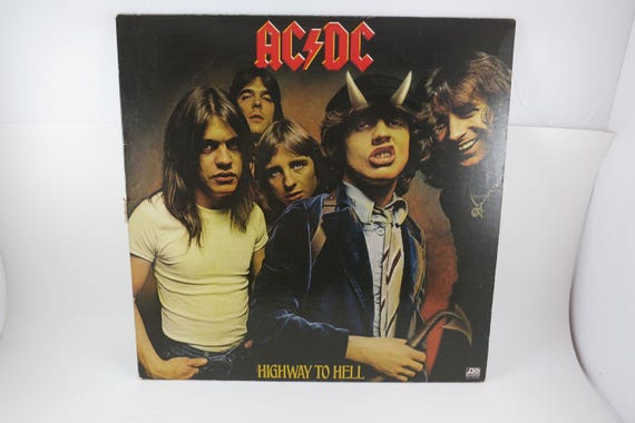 Vintage 1979 Vinyl LP Record Highway to Hell AC/DC