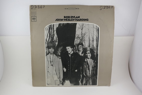 1967 Bob Dylan John Wesley Harding Vinyl LP, 360 Sound Stereo EX