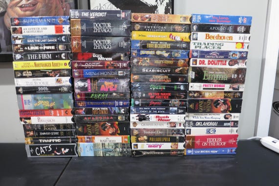 VHS Tapes 80's 90's All NOS Still Factory Sealed Sold Individually