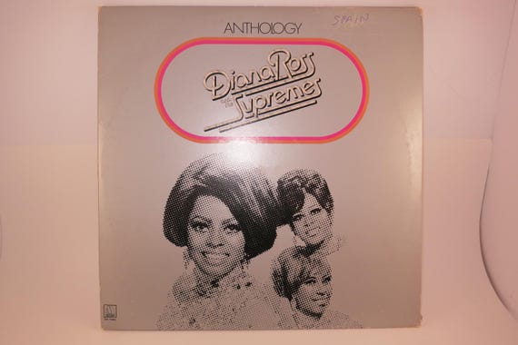 Vintage 1974 Diana Ross & The Supremes Anthology Vinyl LP, Three-Record Set