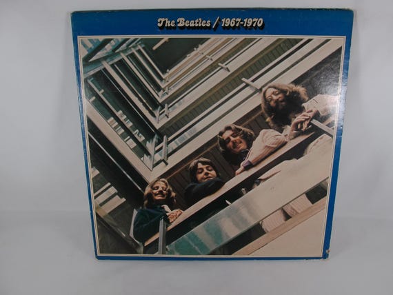 1973 Vinyl LP Record The Beatles 1967-1970 Blue Album EX