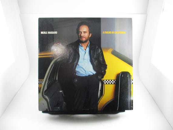 Vintage 1986 Vinyl LP Record A Friend in California Merle Haggard Excellent Condition 69543