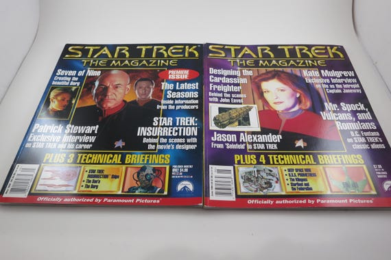 1999-2003 Star Trek The Magazine Vol 1-UP Sold Individually Birthday Christmas Gifts