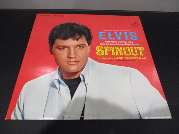 Vintage 1966 Vinyl LP Record Spinout Elvis Presley Soundtrack Excellent Condition Stereo Pressing with Rare Original Poster 58191