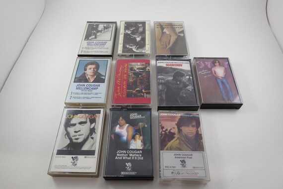 Vintage 1980's John Cougar Mellencamp Cassette Tapes Excellent Condition Uh-Huh American Fool Scarecrow Best I Could Do Sold Individually