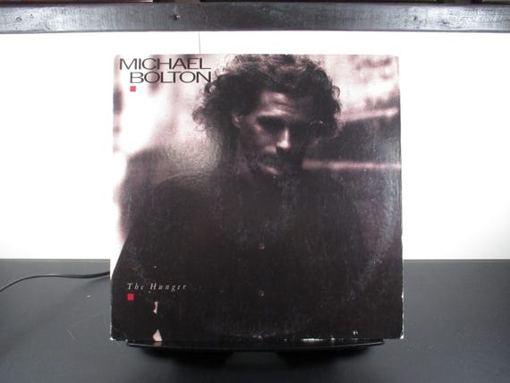 Vintage 1987 Vinyl LP Record The Hunger Michael Bolton Excellent Condition 69505