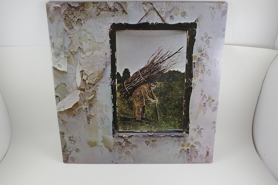 Vintage 1971 LP Vinyl Record Led Zeppelin IV (Untitled) v