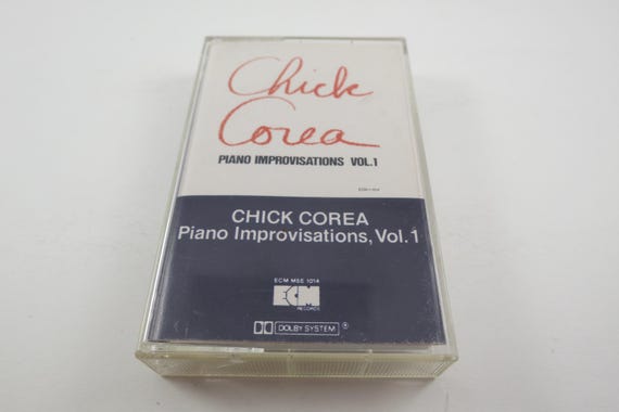 Vintage 1970s Cassette Tape Piano Improvisations Vol 1 Chick Corea