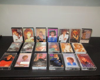 SALE Vintage 1980's Reba McEntire Cassette Tapes Excellent Condition Reba It's Your Call Greatest Hits Read My Mind More Sold Individually