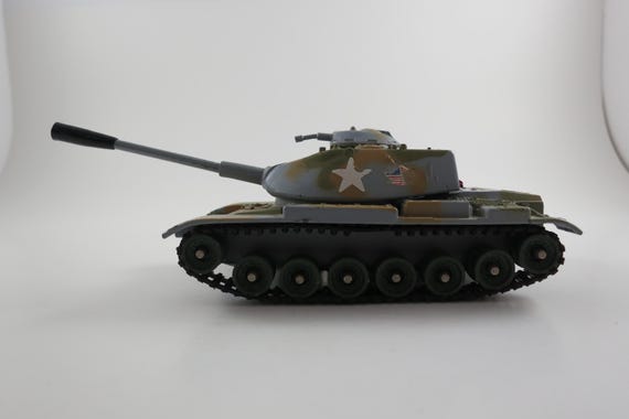 Vintage 1983 Corgi Die Cast US M1 Tank - WWII Toy