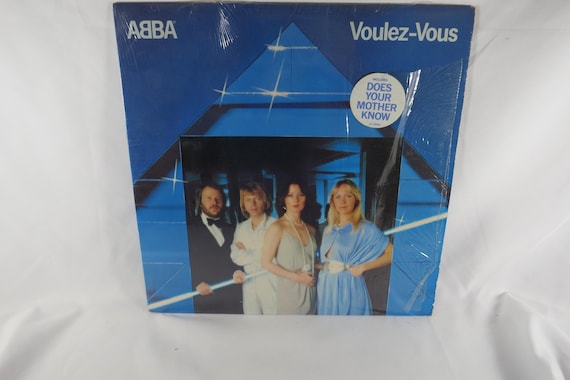 1979 Vinyl LP Record Abba Voulez-Vous In Shrink Hype Sticker EX
