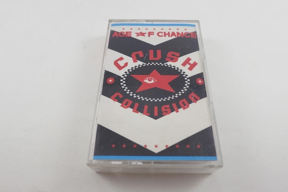 Vintage 1986 Cassette Tape Ace of Chance-Crush Collision Electronic Indie Rock