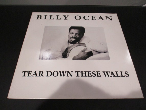 Vintage 1988 Vinyl LP Record Billy Ocean Tear Down These Walls Near Mint Condition 63107