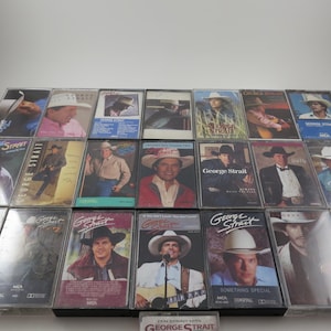 Vintage George Strait Cassette Tapes: 80s-90s Country Music