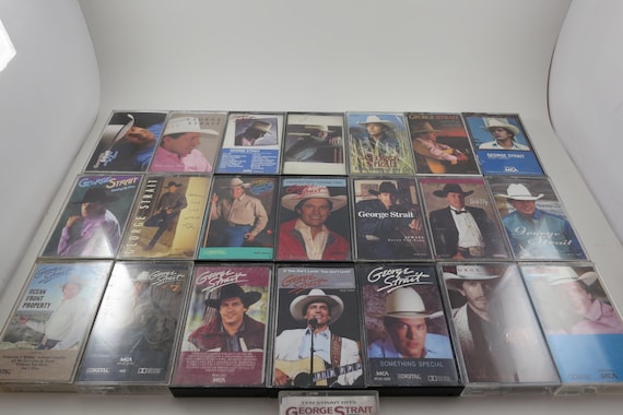 1980's 90's George Strait Cassette Tapes Excellent Condition Greatest Hits 7 Merry Christmas Right or Wrong Sold Individually