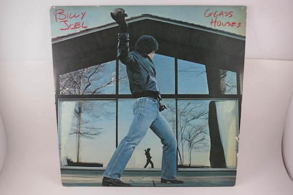 Vintage 1980 Vinyl LP Record Billy Joel Glass Houses