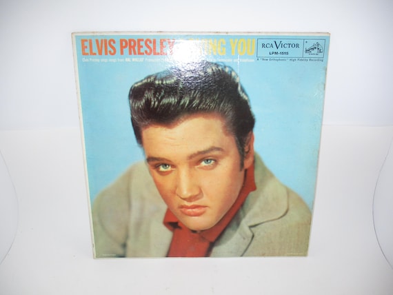 Vintage 1957 Elvis Presley Vinyl LP Record Loving You Excellent Condition Mono Original Pressing Long Play Label 69944
