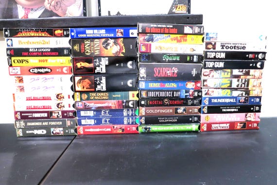 Vintage 80's/90's/00's VHS Tapes I-Z Titles All Guaranteed Sold individually