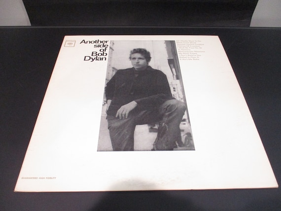 Vintage 1965 Vinyl LP Record Another Side of Bob Dylan Excellent Plus Condition Mono 360 Sound Label 70422