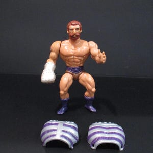 Vintage 1984 MOTU Fisto Action Figure: Heroic Warriors, 6 Inch
