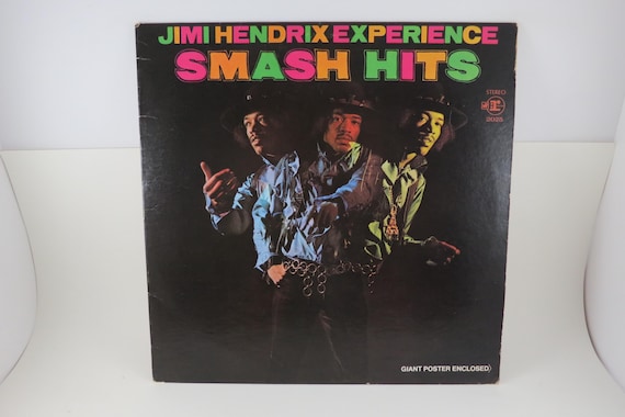Vintage 1970 Vinyl LP Record The Jimi Hendrix Experience Smash Hits Excellent Condition 71625