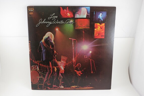 Vintage 1978 Vinyl LP Record Live Johnny Winter And Near Mint