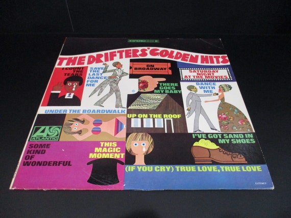 Vintage 1969 Vinyl LP Record The Drifters Golden Hits Excellent Condition 68867