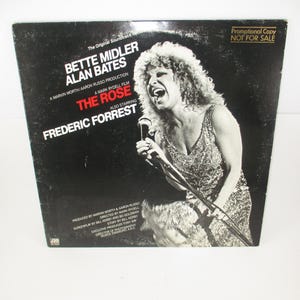 Vintage 1979 Bette Midler &#39;The Rose&#39; Vinyl LP Soundtrack