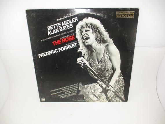 Vintage 1979 Vinyl LP Record Bette Midler The Rose Original Motion Picture Soundtrack Excellent Condition 70082