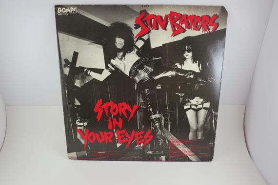 Vintage Stiv Bators Vinyl EP: Story In Your Eyes, Rare Punk Rock