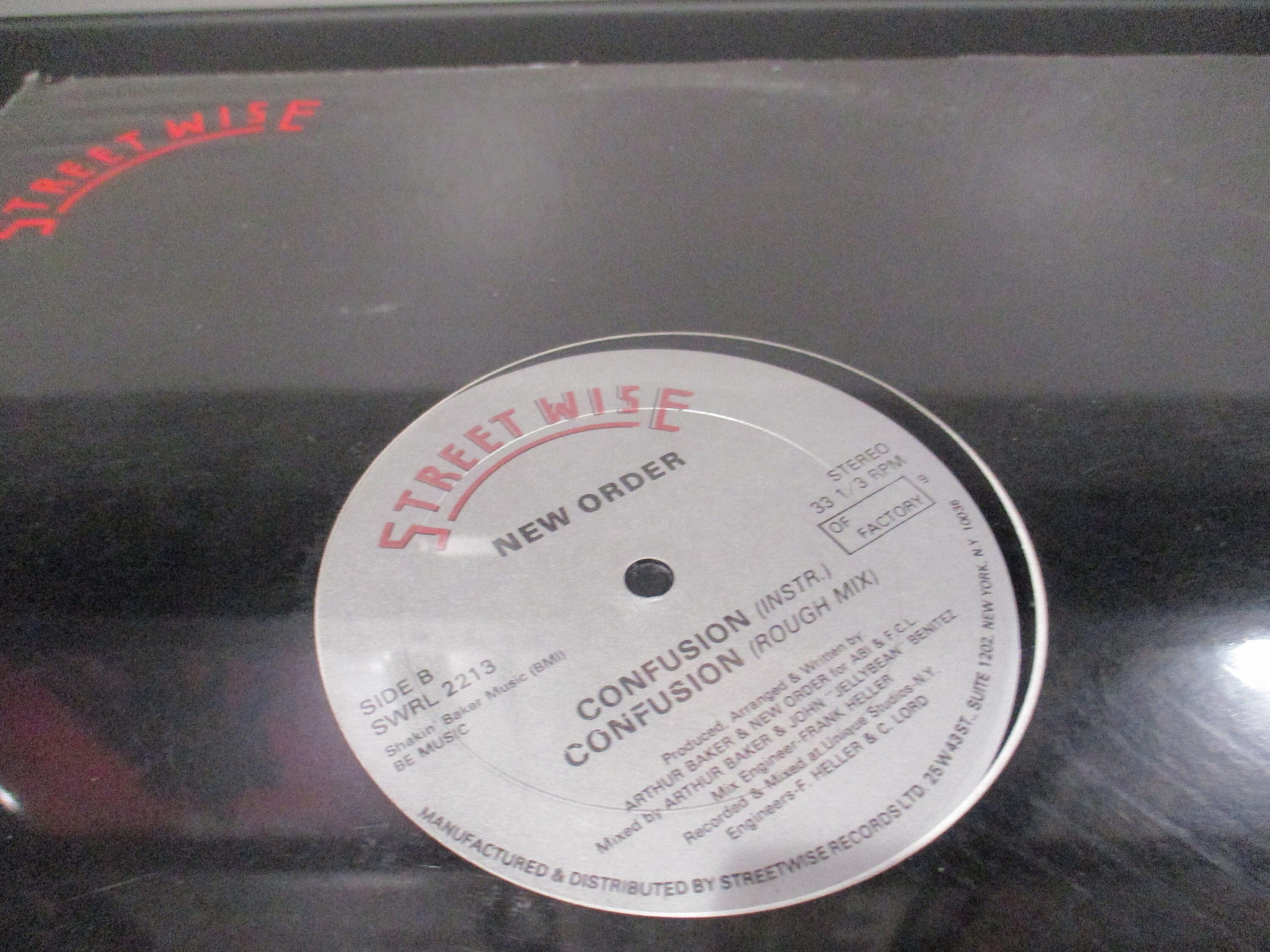 【C.O.P】Confusion LP Vintage 1983 Vinyl EP Record Confusion New Order MINT