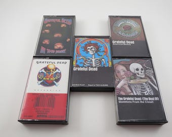 1980's Grateful Dead Cassette Tapes In the Dark Skeletons Dylan & The Dead Without A Net More Sold Individually