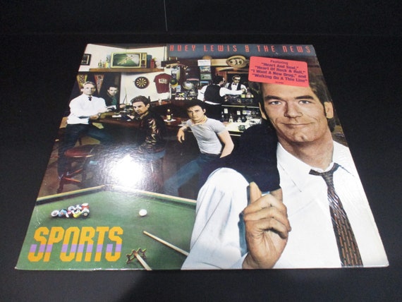 Vintage 1983 Huey Lewis and The News 'Sports' Vinyl LP - Near Mint