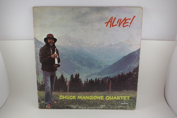 Vintage 1972 Vinyl LP: Chuck Mangione Quartet - Alive! Jazz Record