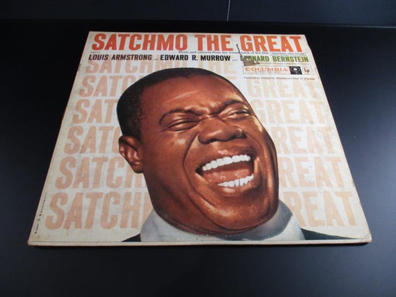 1957 Vinyl LP Record Louis Armstrong and Edward Murrow Satchmo The Great Excellent Condition 69379