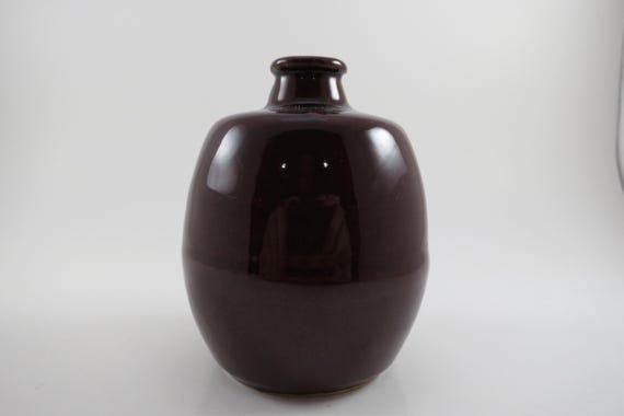 Tiny 3 1/2 Inch Brown Pottery Jug