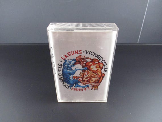 Vintage 1994 Cassette Tape Vicious Circle LA Guns Rare Plays Perfect