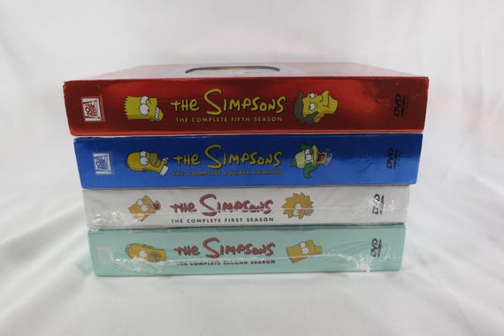 The Simpsons Seasons 1 2 4 5 on DVD Box Set Two Sealed